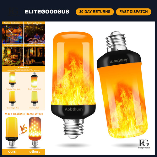 Led flame effect light - led, bulbs