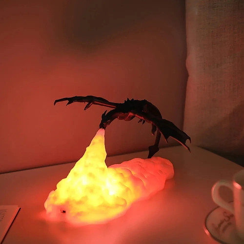 Dragon fire lamp led - lamp, night
