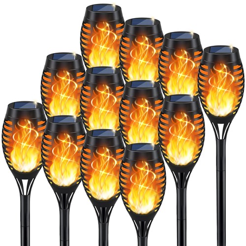 12pack solar torch light - torch, with